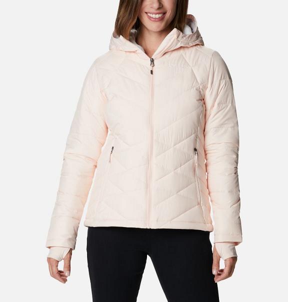 Columbia Heavenly Hooded Jacket White For Women's NZ87319 New Zealand
